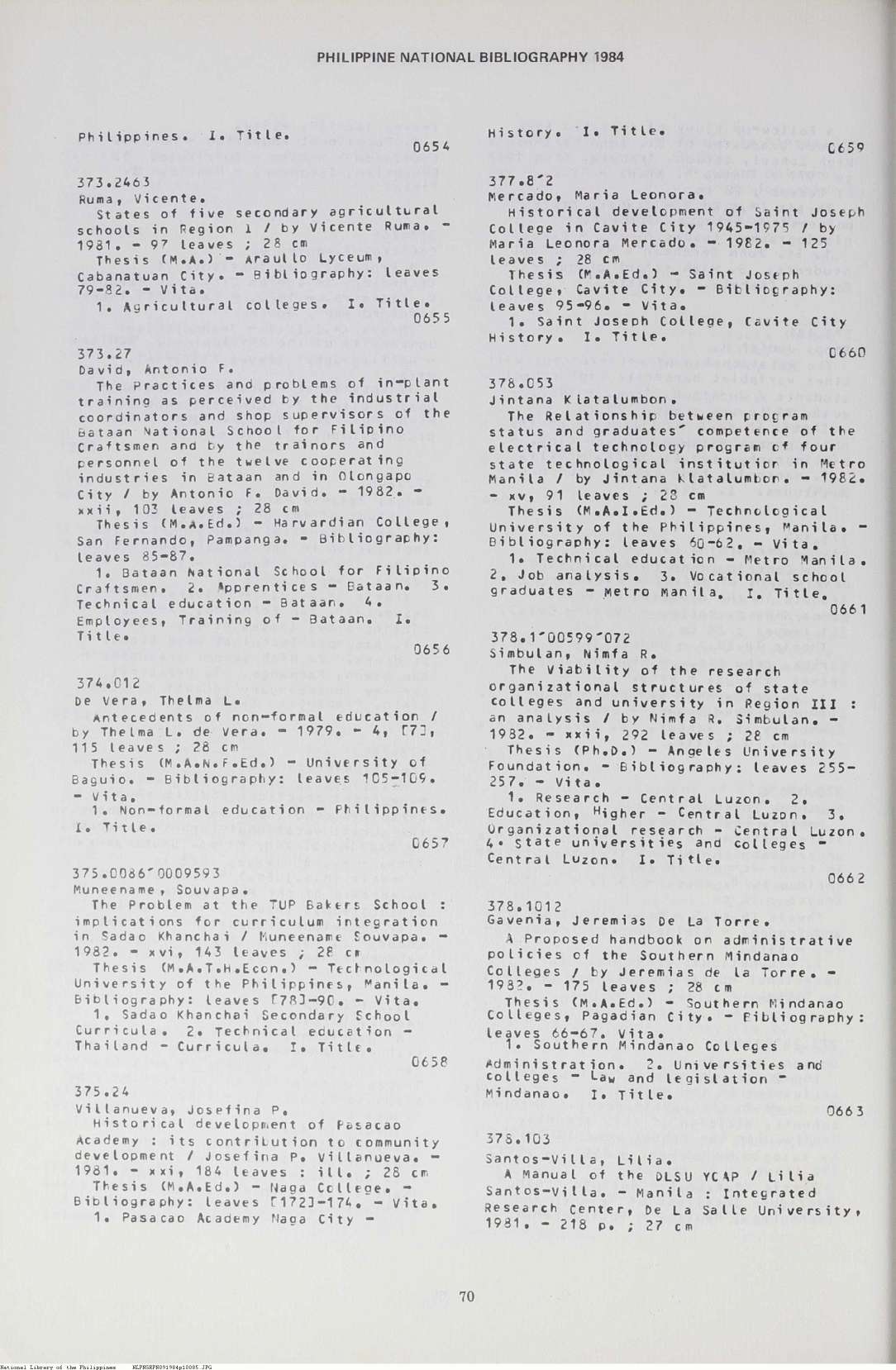 85 
