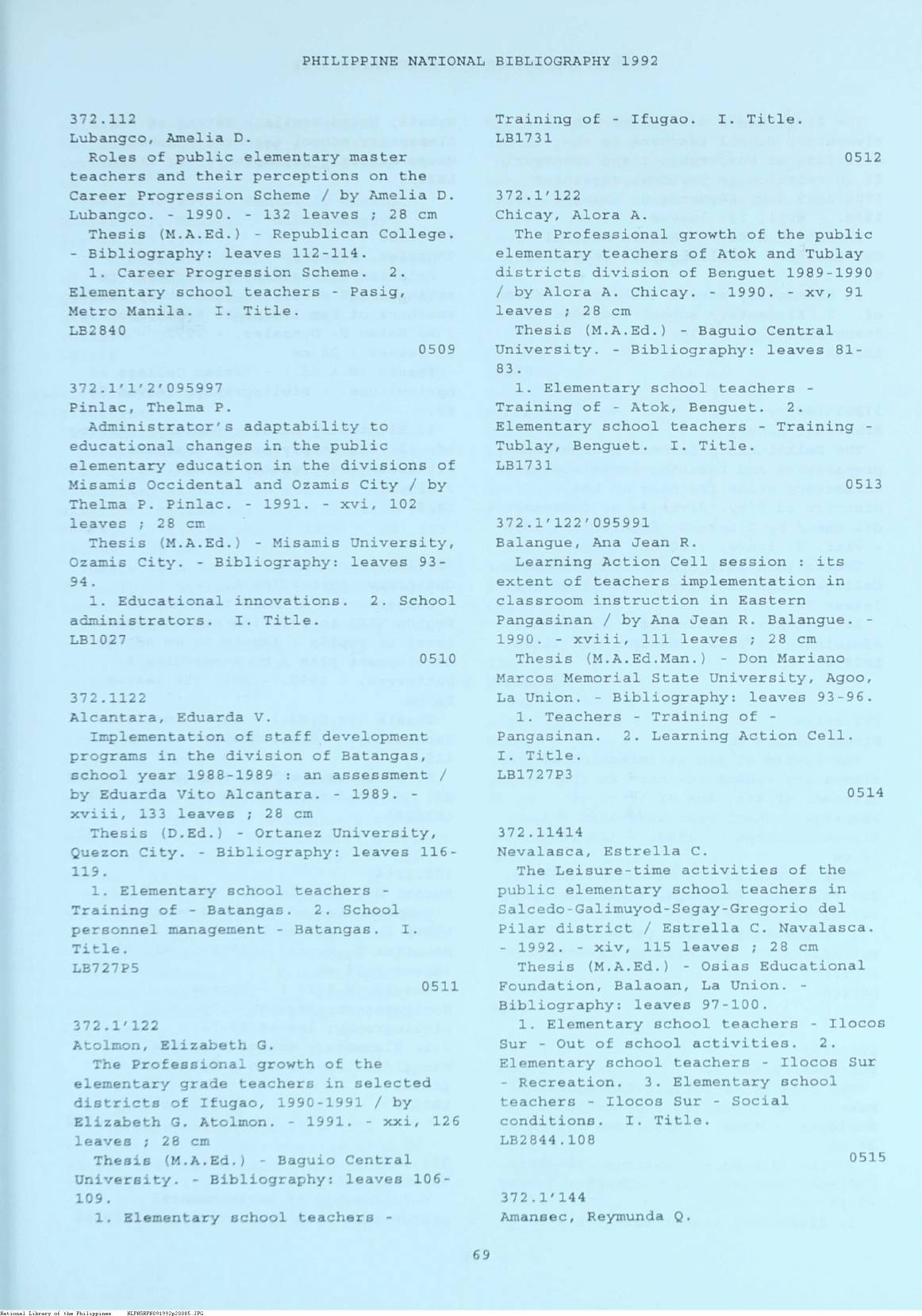 85 
