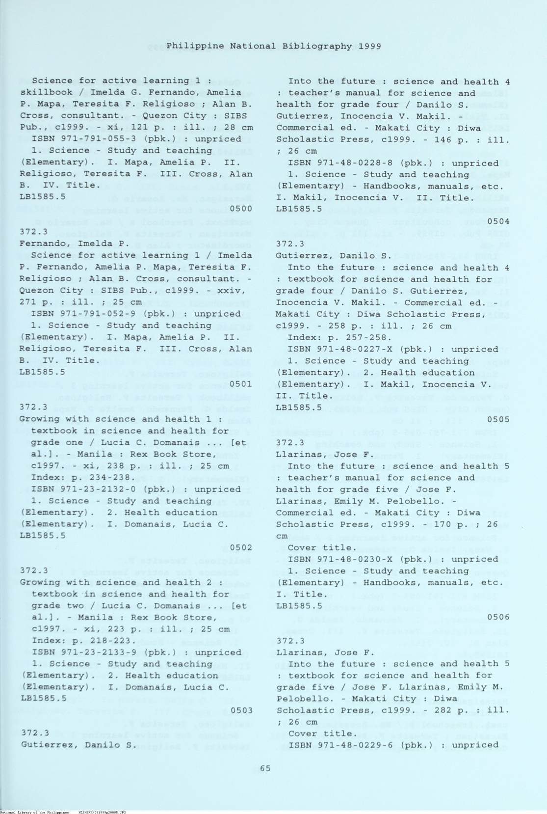 85 
