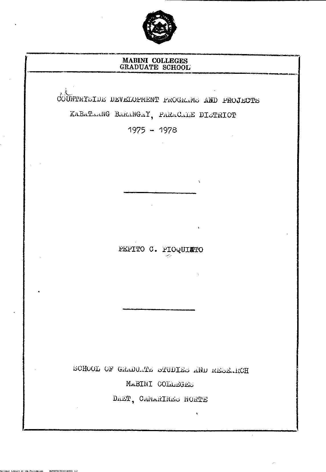 1 
