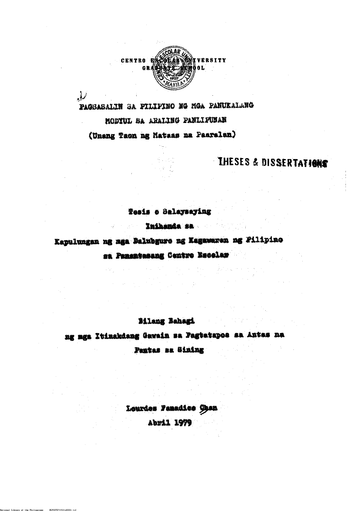1 
