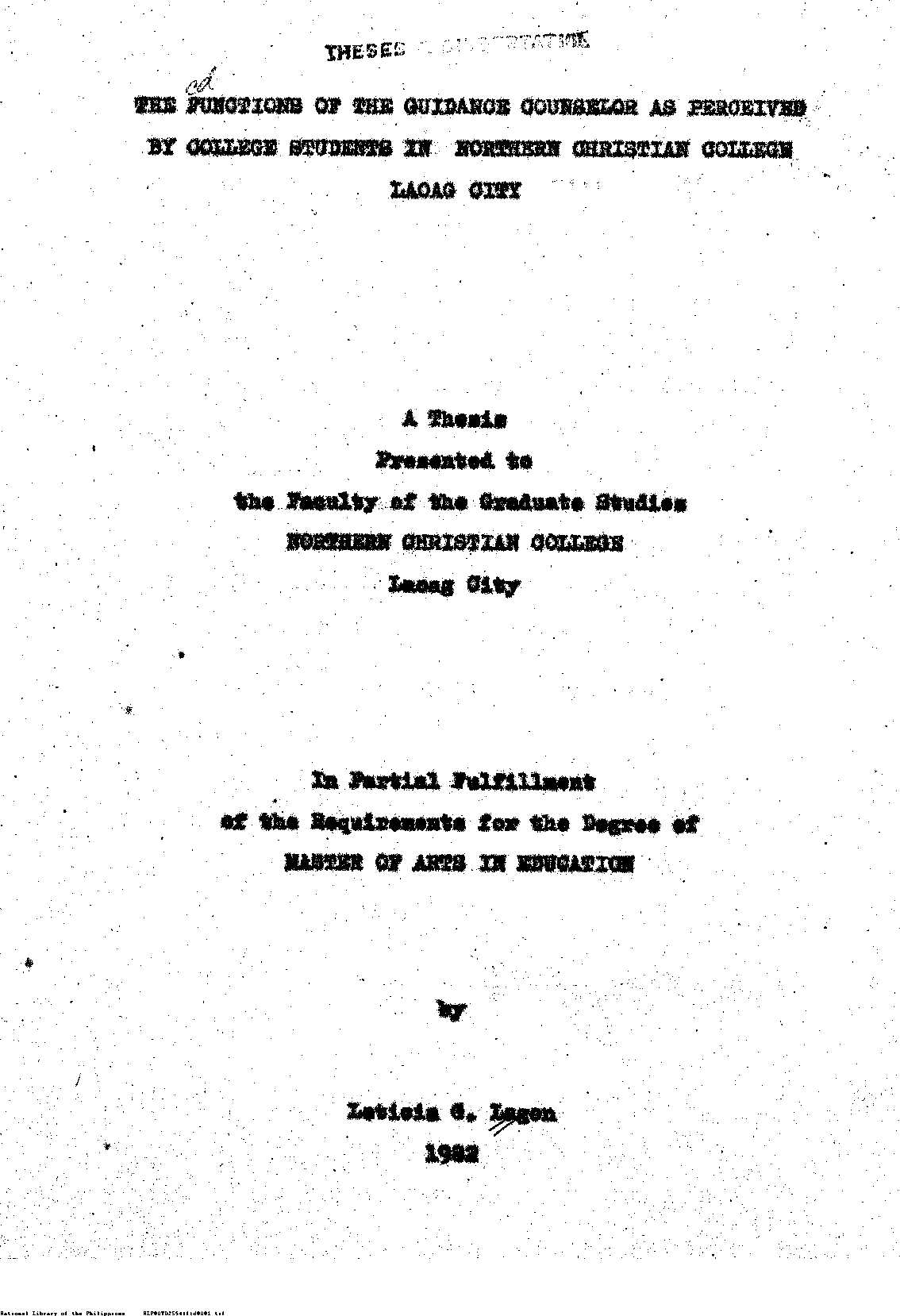 1 
