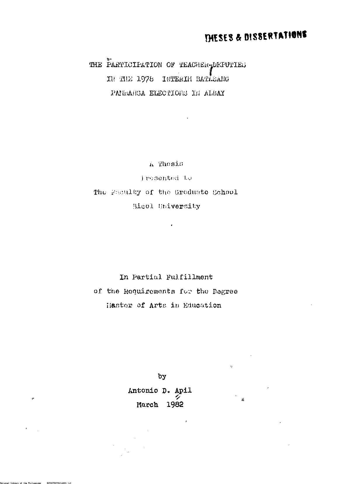 1 
