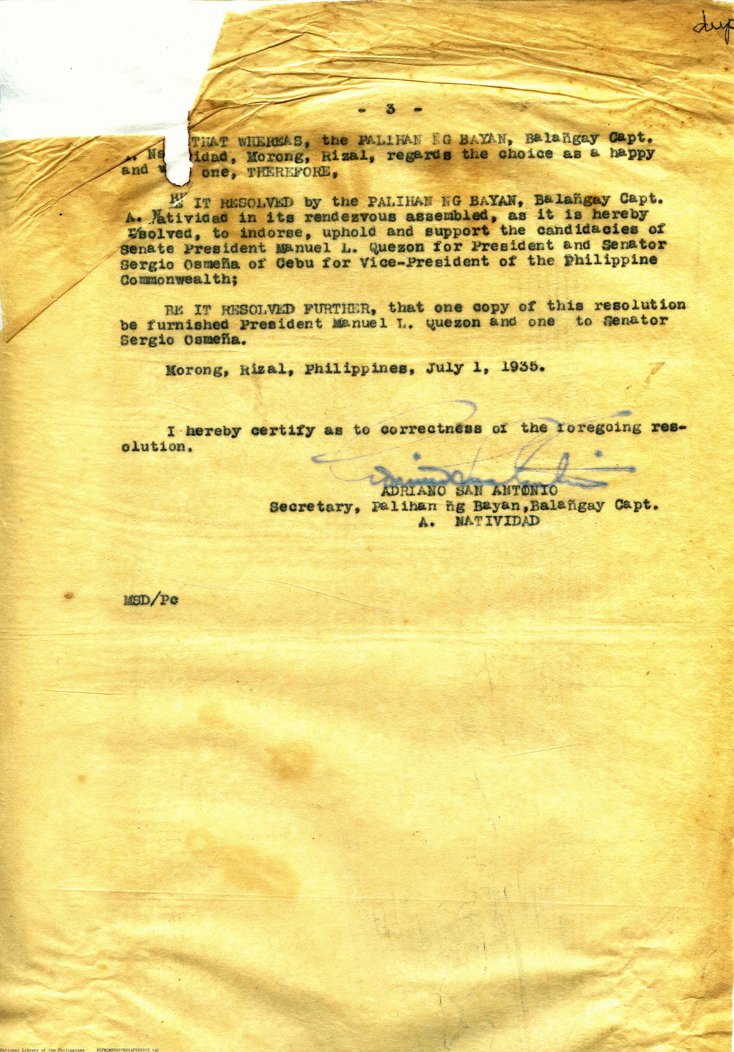 15 
