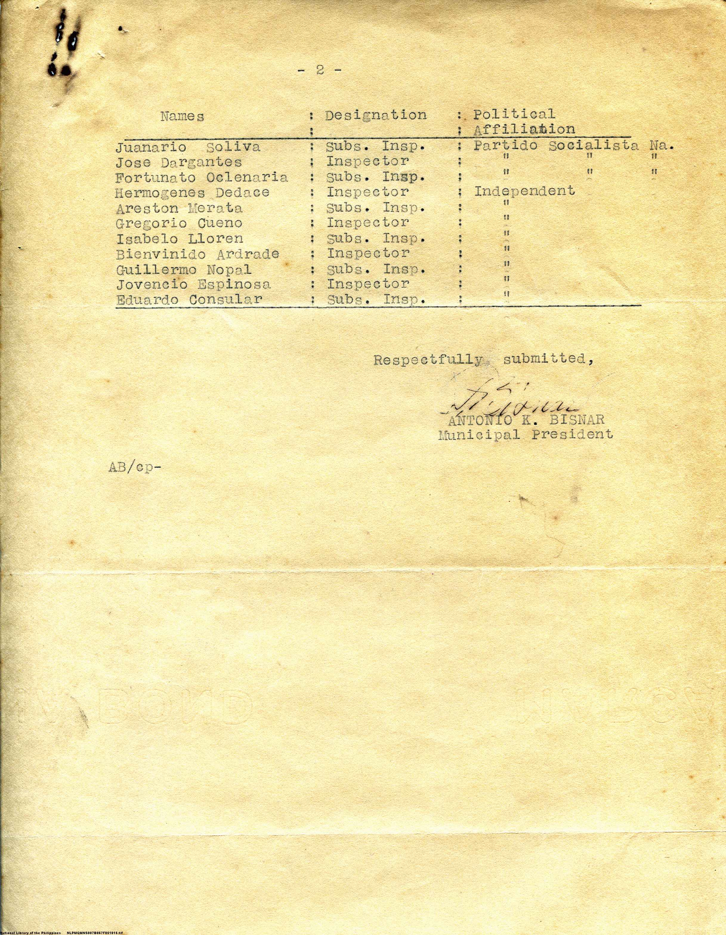 15 

