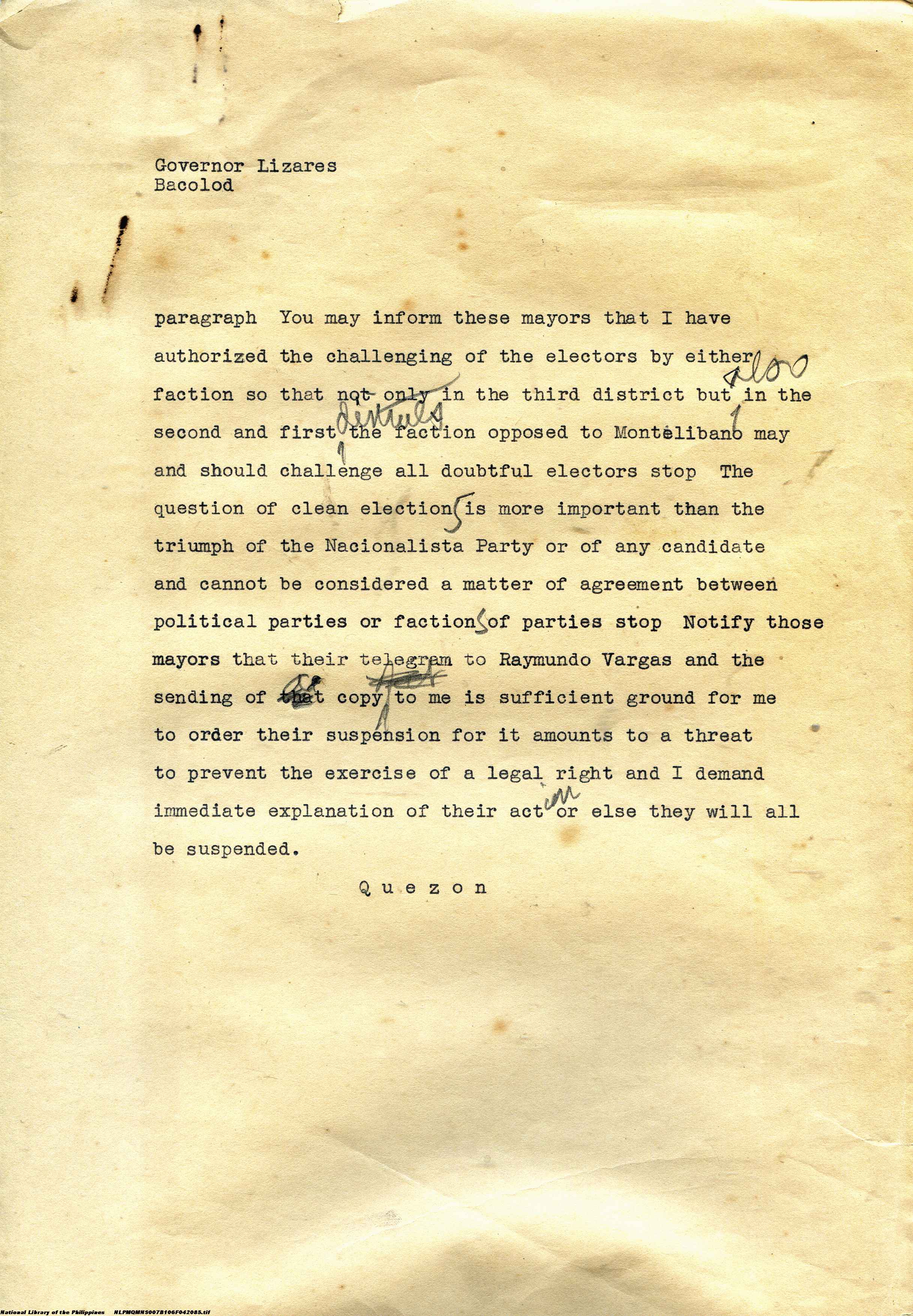 85 
