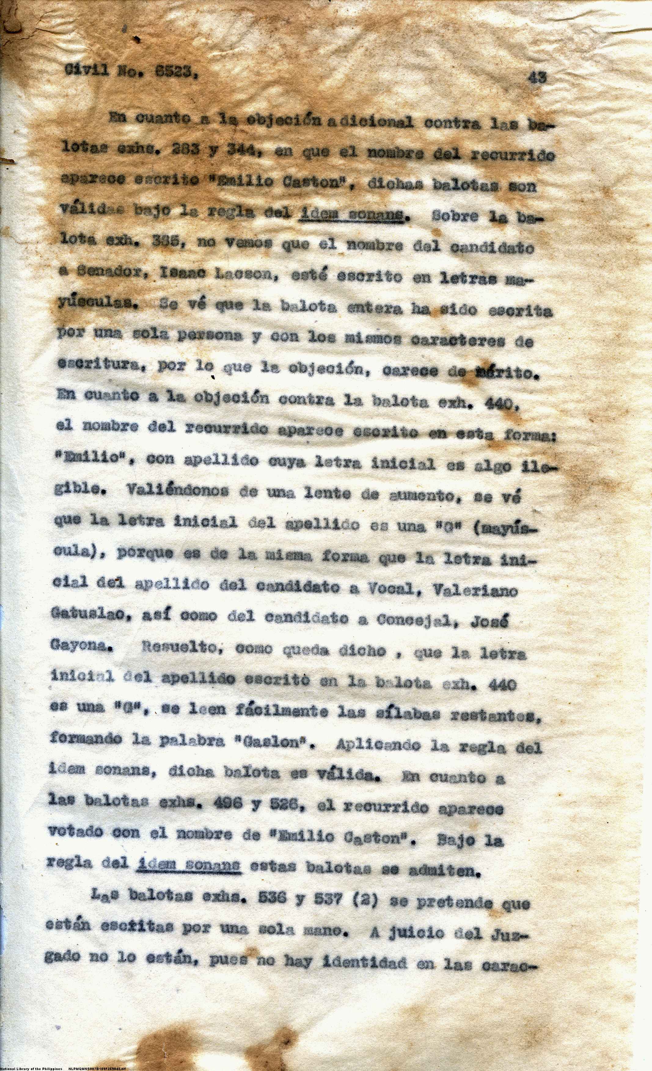 15 
