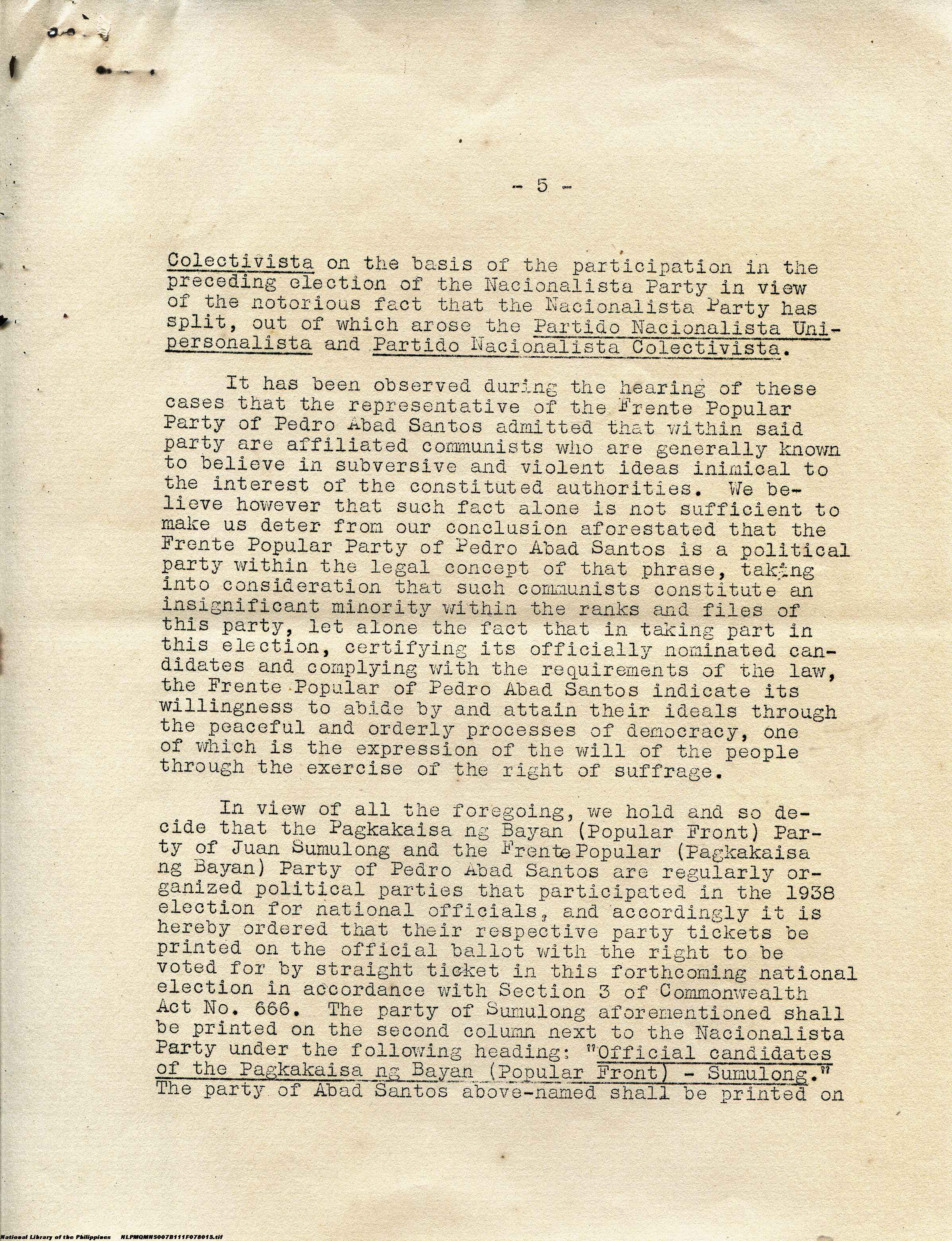 15 
