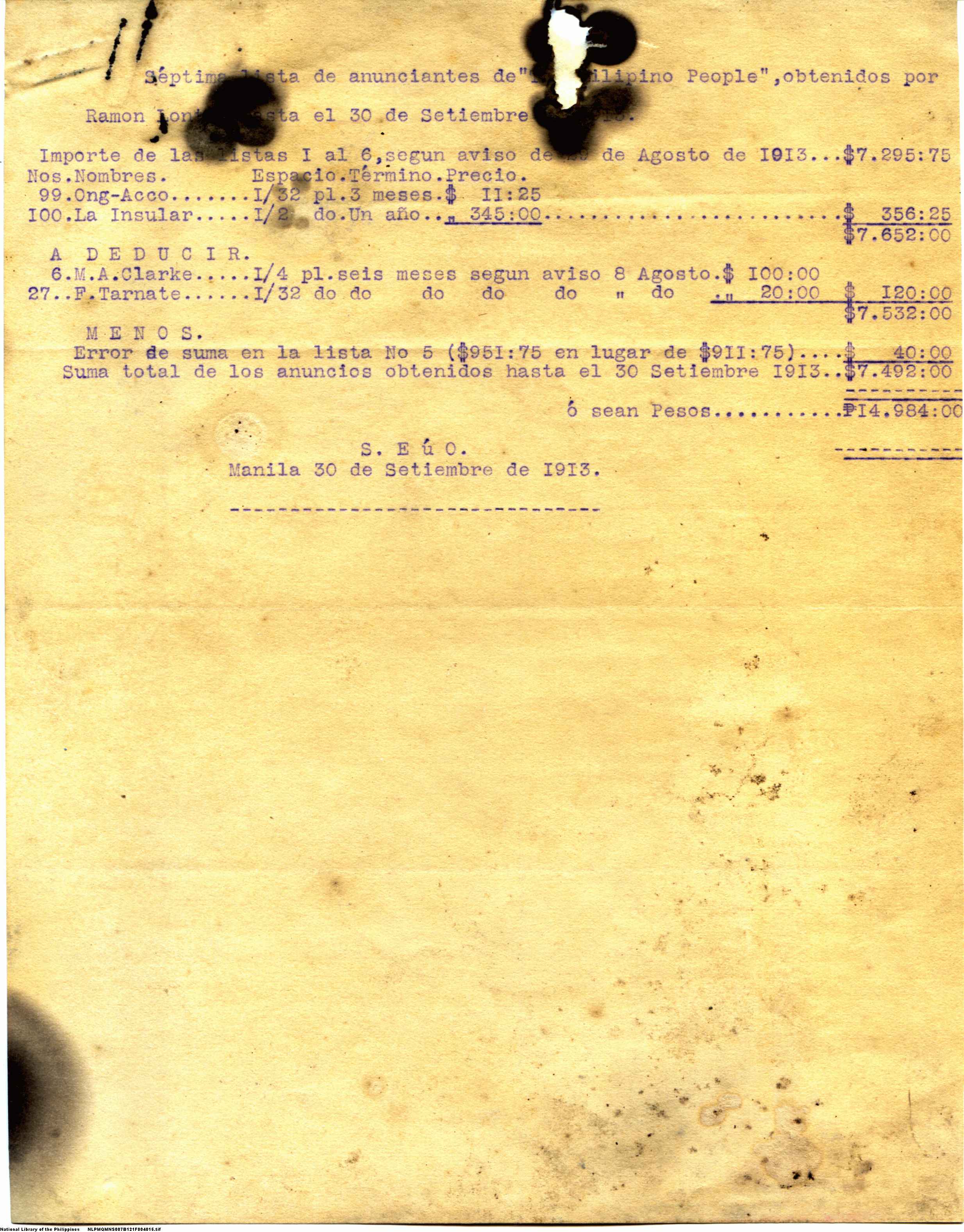 15 
