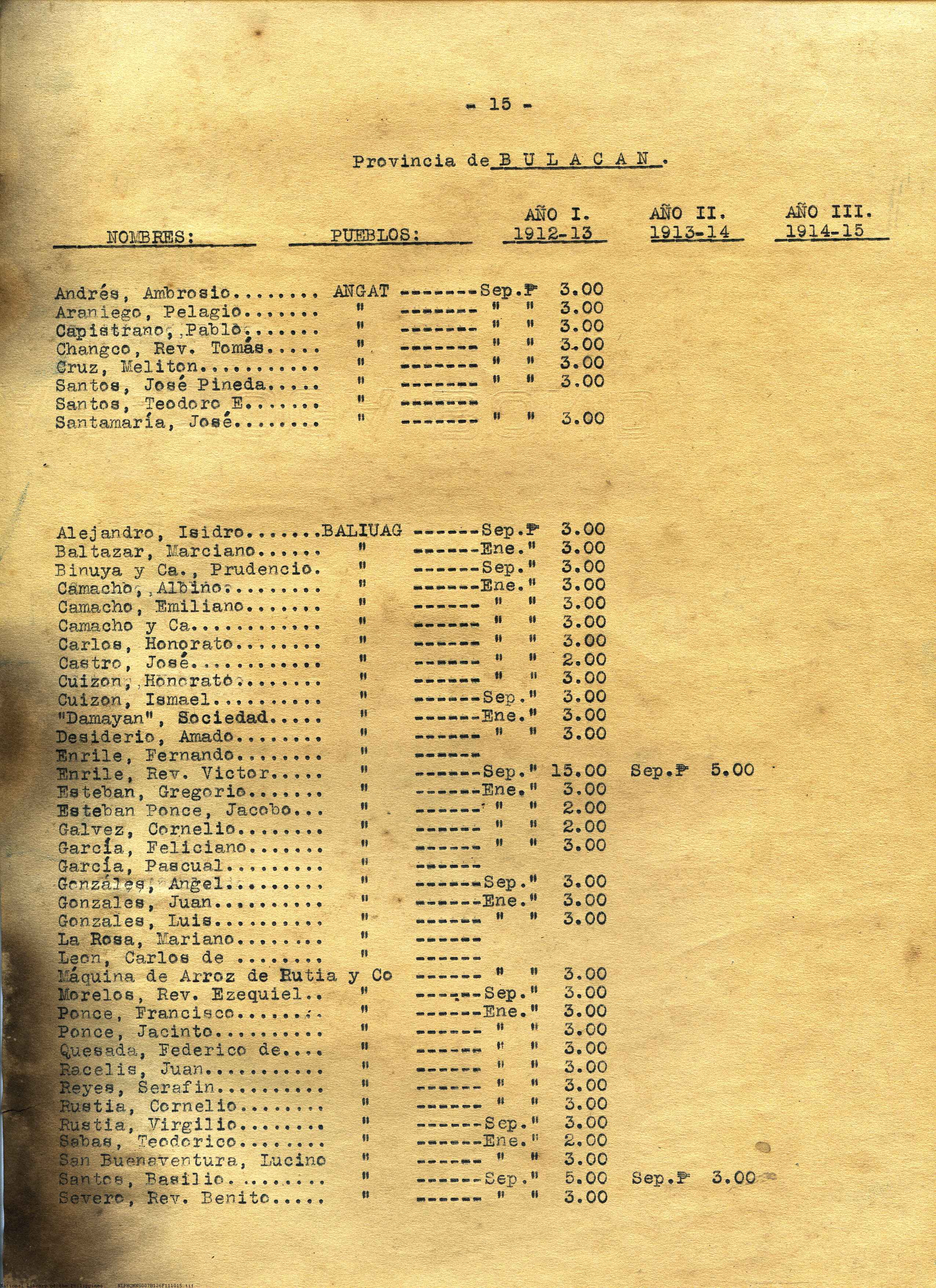 15 
