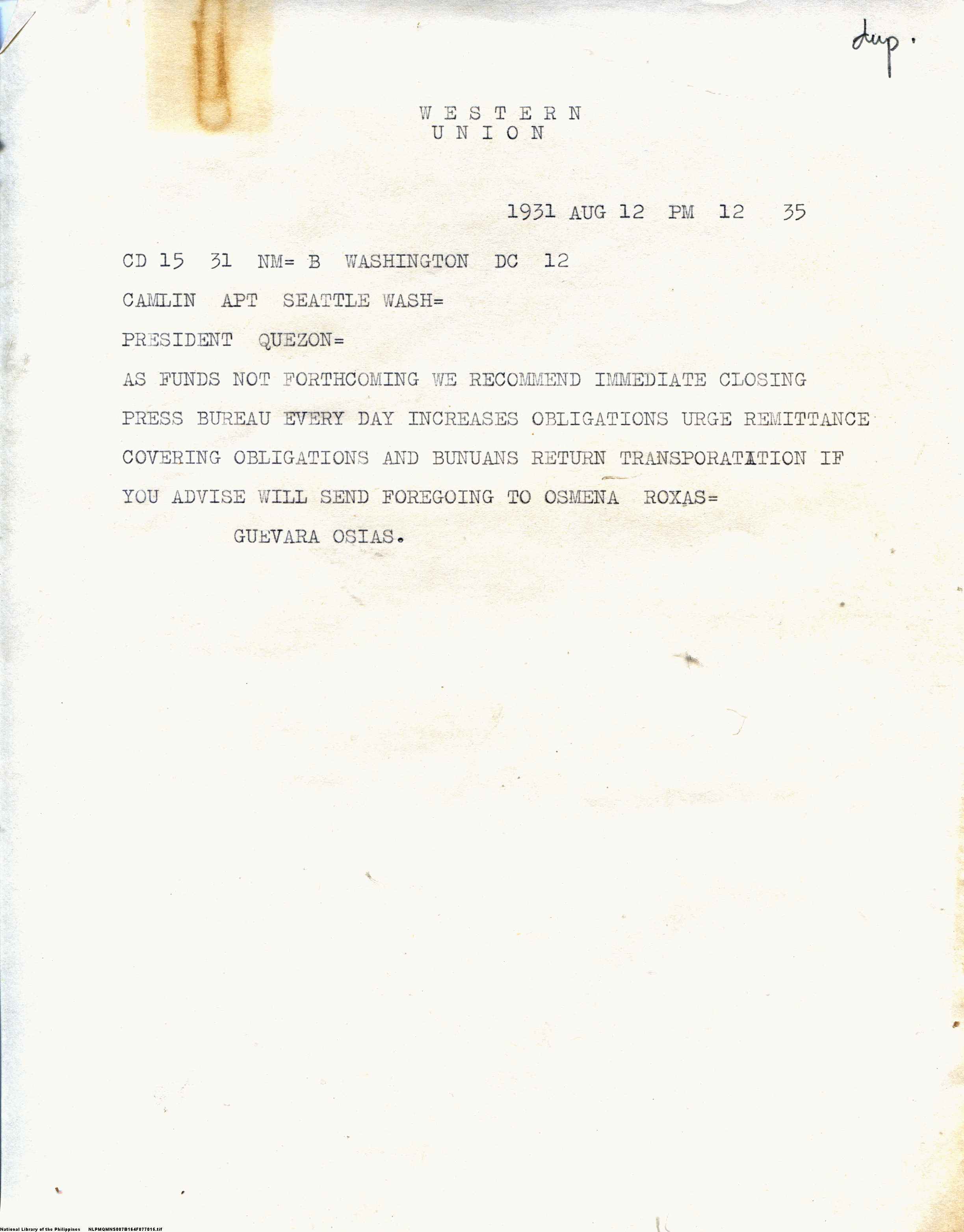 15 
