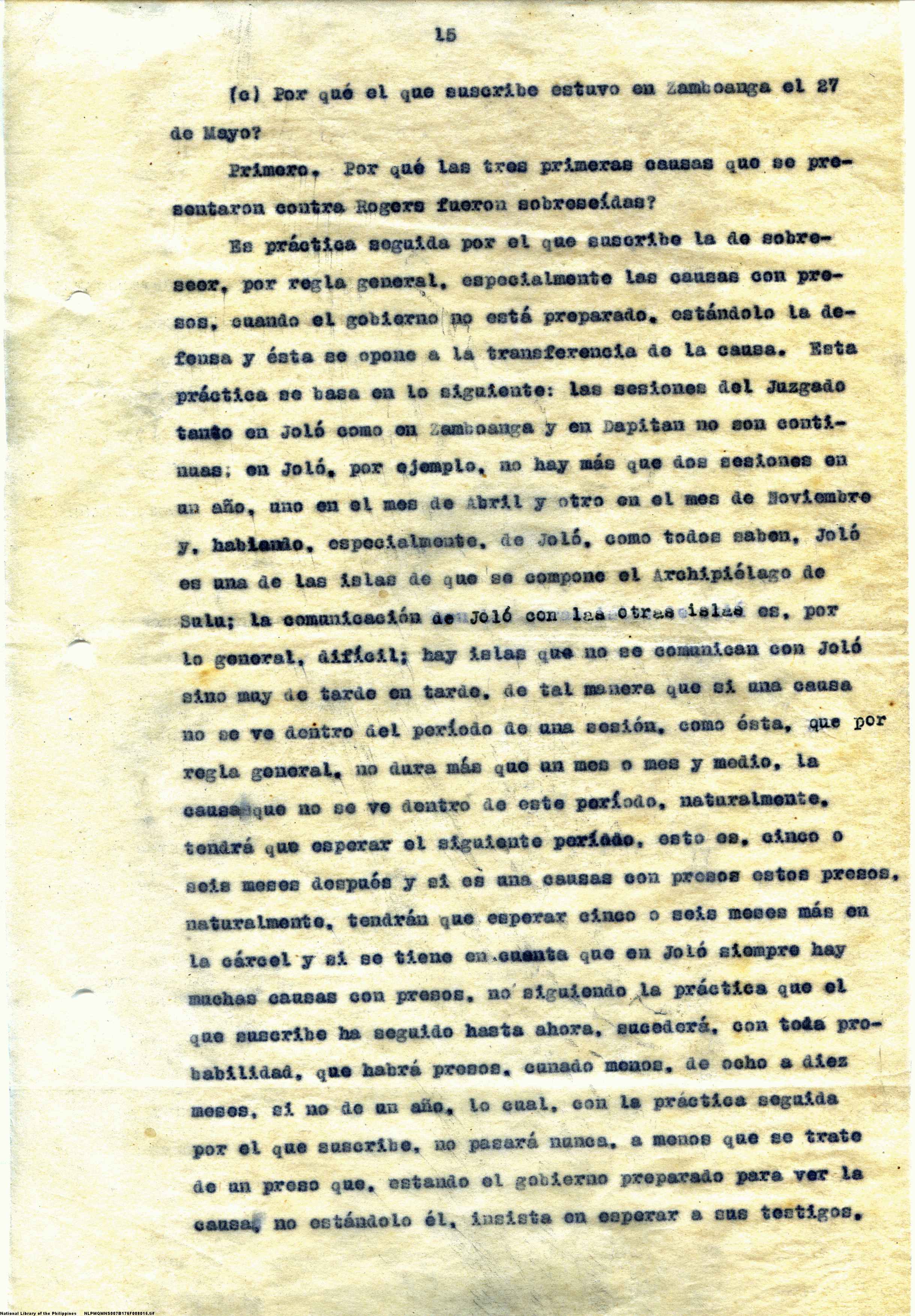 15 
