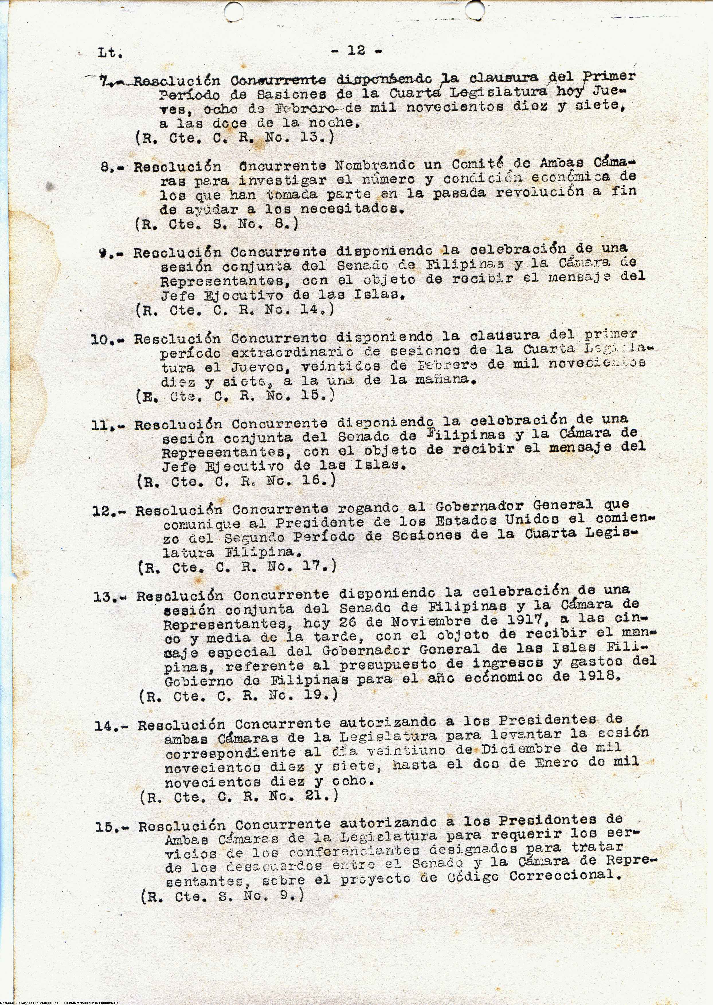 15 
