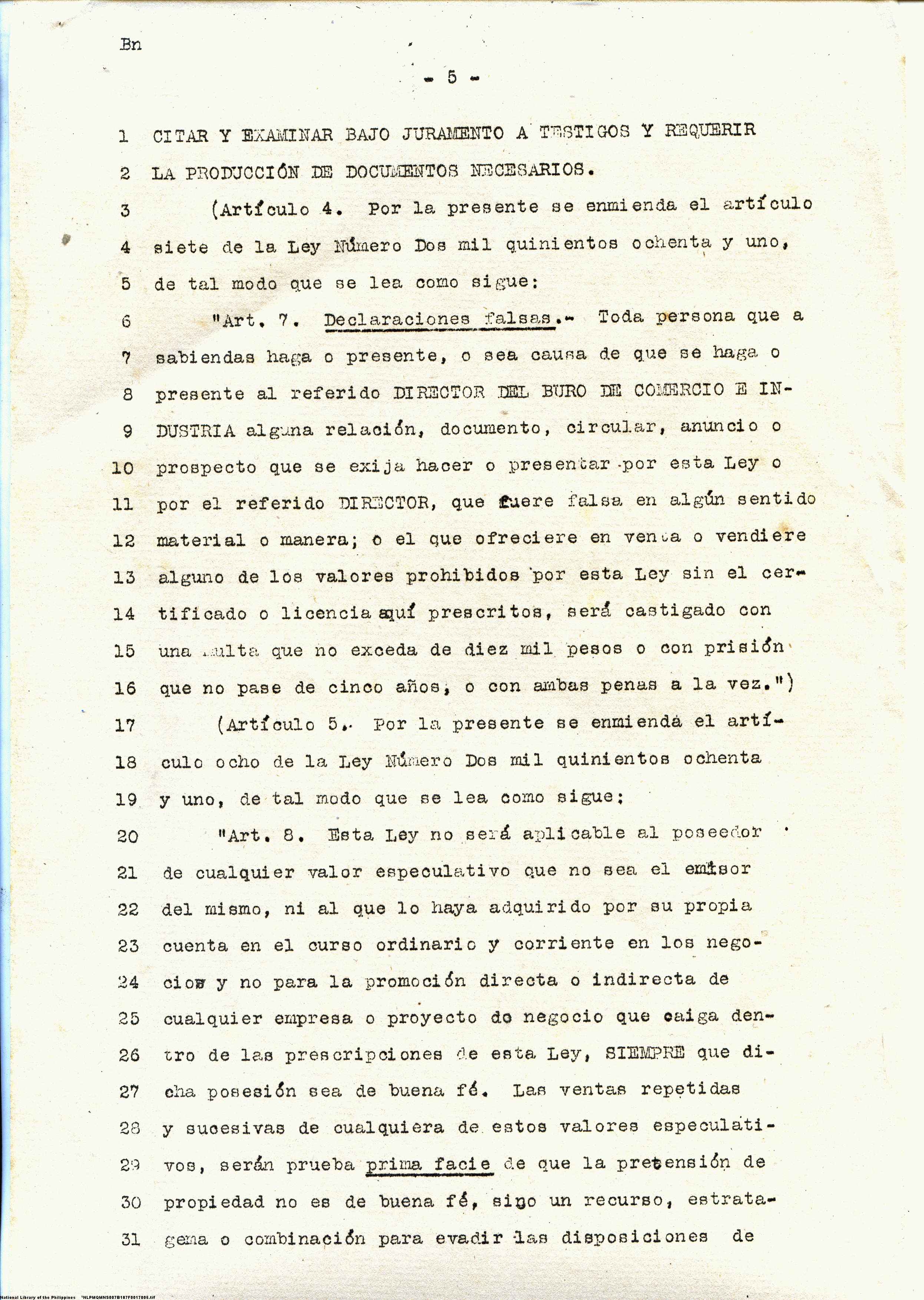 5 
