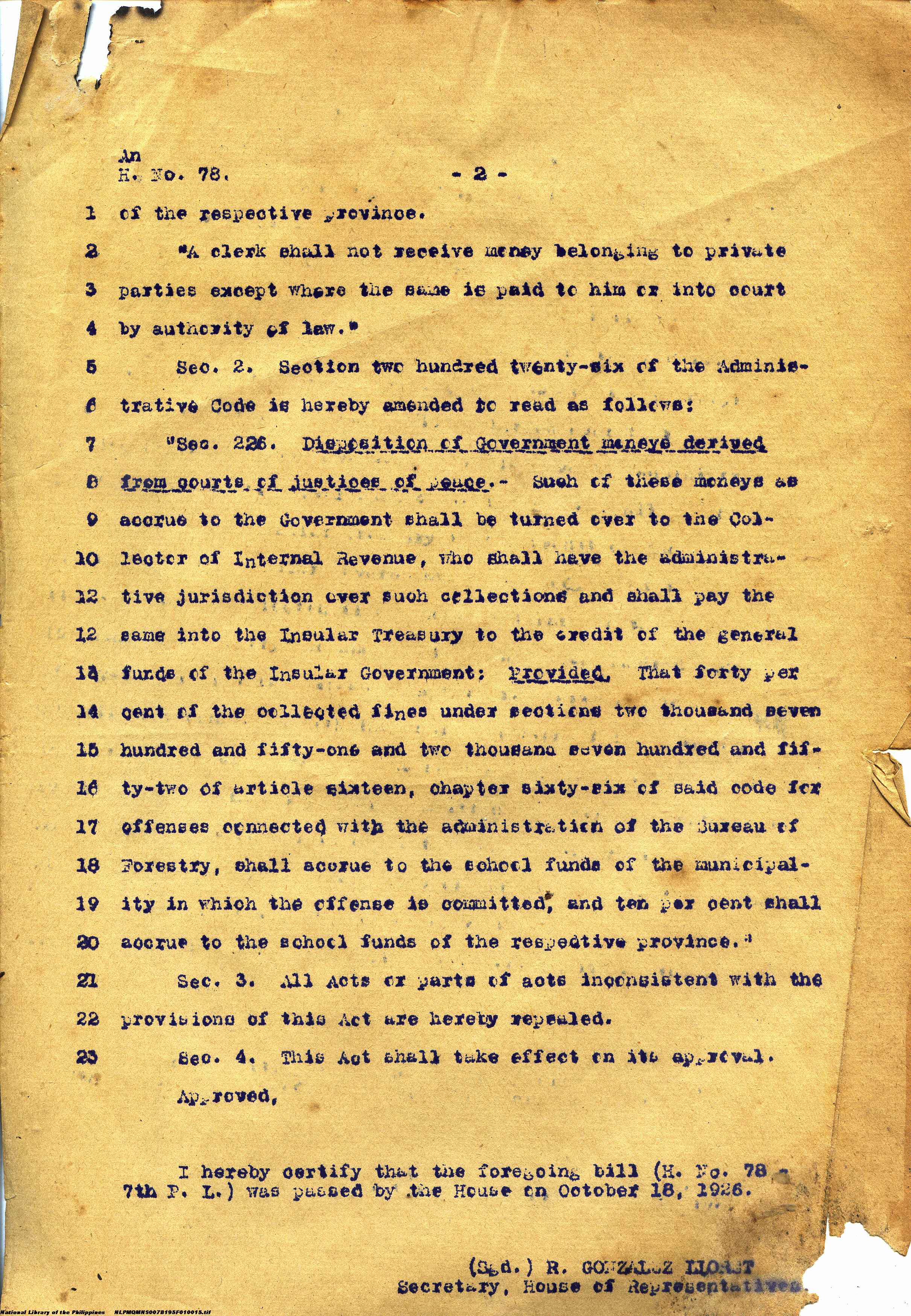 15 
