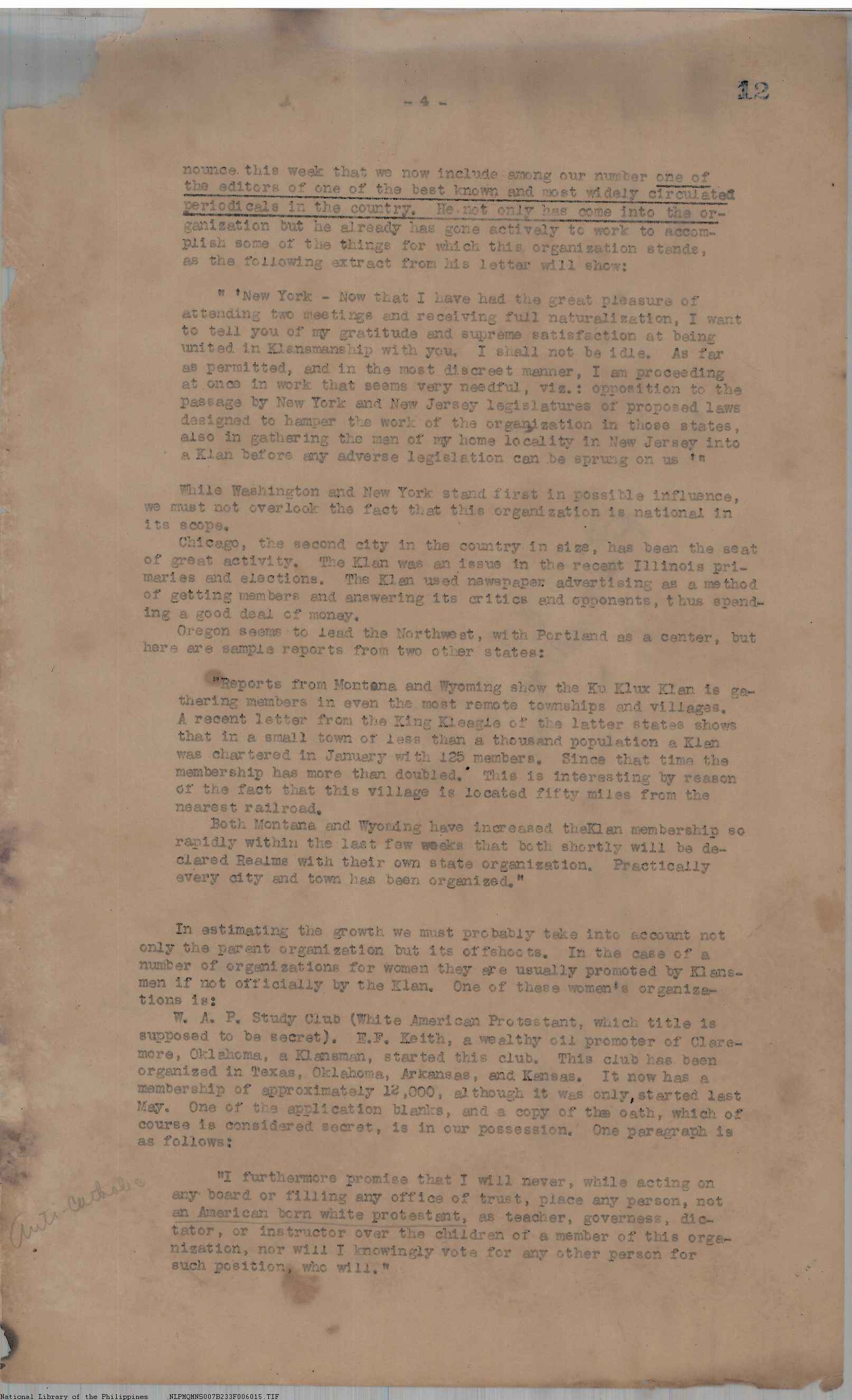 15 
