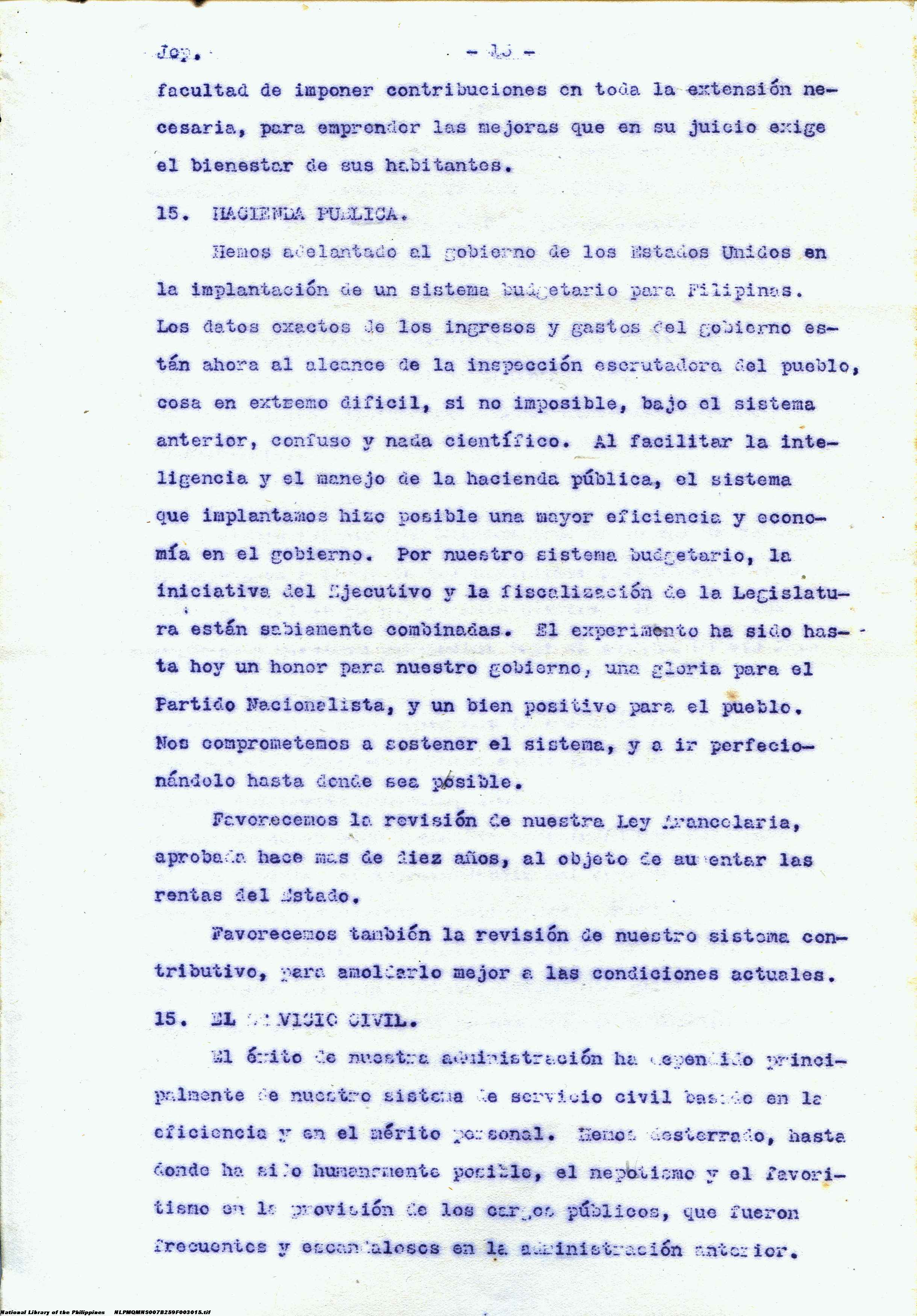 15 
