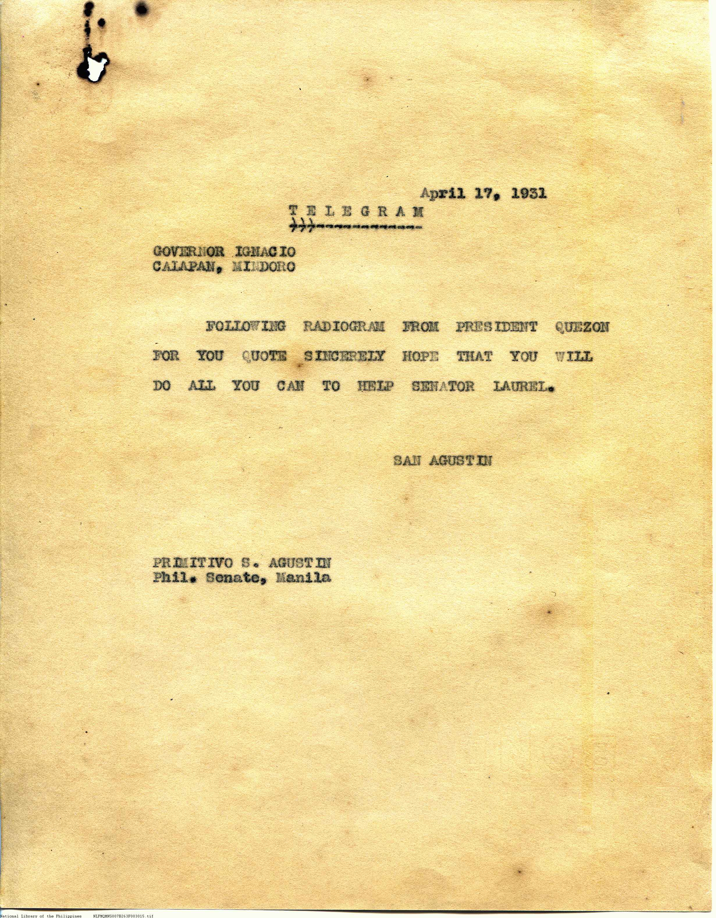 15 
