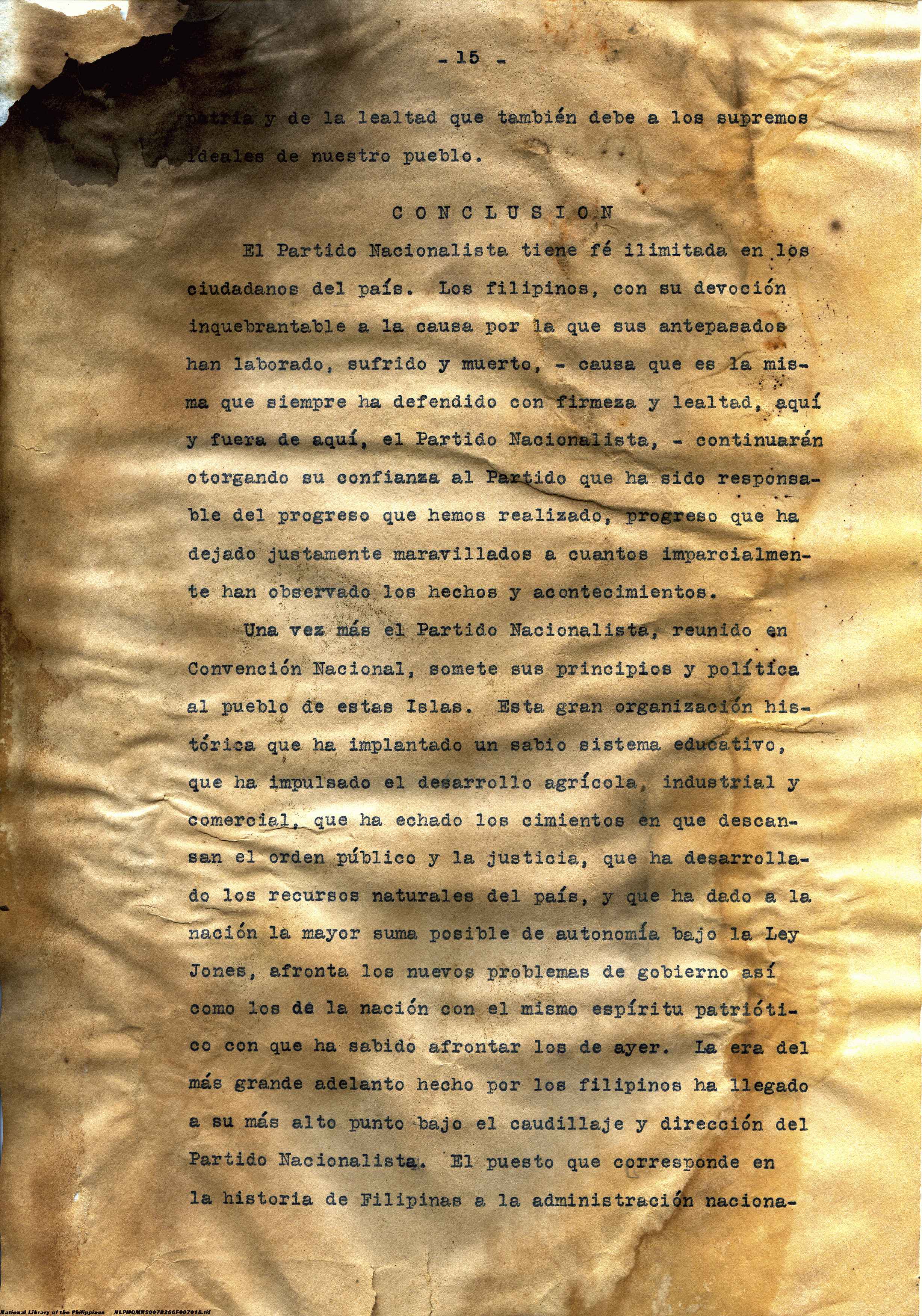 15 
